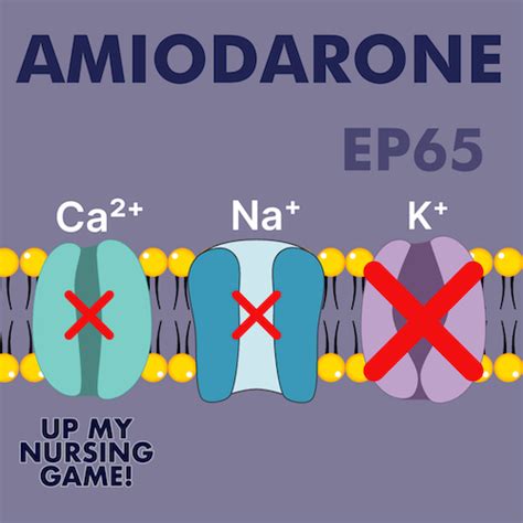 Amiodarone: Cardiac Medication Mini Series, Part Three | Up My Nursing ...