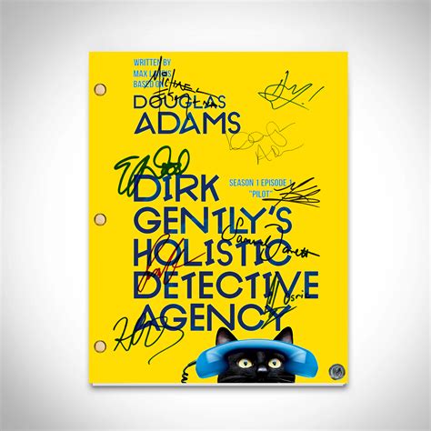 Dirk Gentlys Holistic Detective Agency Script Limited Signature Edition