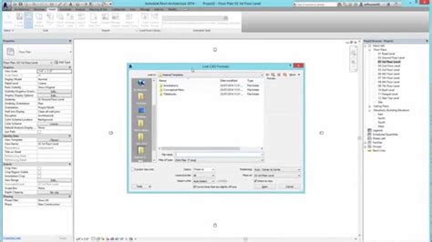 Revit Architecture Beginner Tutorial Import Auto Cad File Lesson
