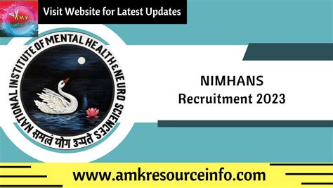 Nimhans Nursing Officer Recruitment Notification Released Amk