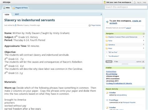 Slavery vs Indentured Servants Lesson Plan for 8th Grade | Lesson Planet