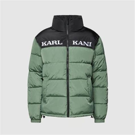 Karl Kani Retro Essential Puffer Jacket Dusty Green Rapcityhu