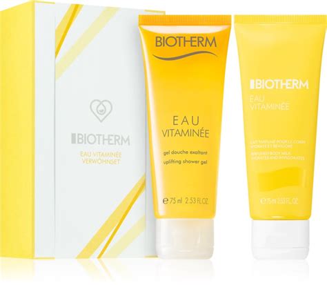 Biotherm Eau Vitaminée Gel Douche coffret cadeau III pour femme