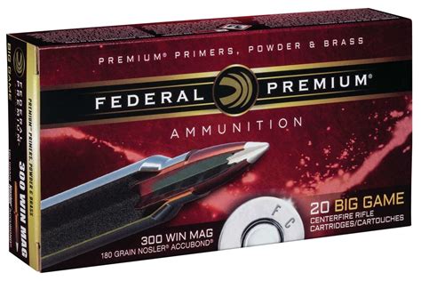 Federal 300 Win Mag 180 Grain Nosler Accubond Outdoor Essentials