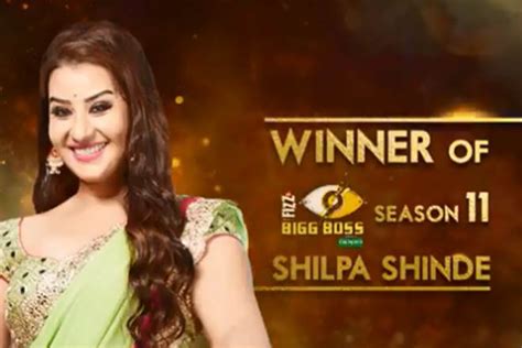 Bigg Boss 11 Winner Name Is Shilpa Shinde Hina Khan Fails To Win