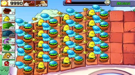 PVZ MOD LAST STAND GAMEPLAY WINTER MELON AND KERNEL PULT LAST