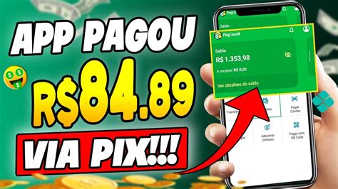 [saque Rápido💸] Novo App Para Ganhar Dinheiro Via Pix Pagando No Mesmo