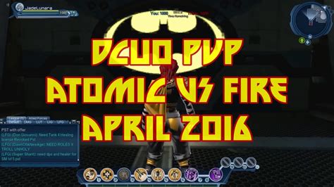 Atomic Vs Fire Tank Pvp Fights Dcuo Testing New Loadout Youtube