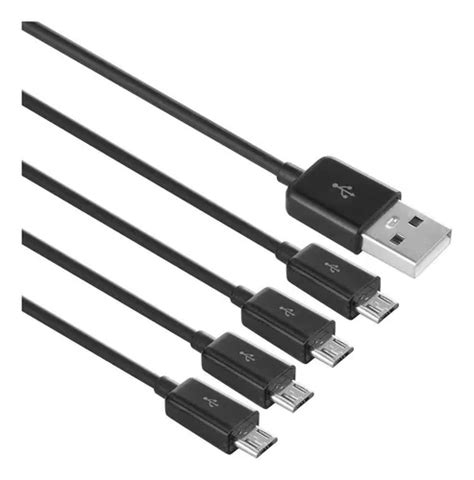 Vrllinking Cable De Carga Micro Usb 4 En 1 Usb 2 0 A Macho A Meses