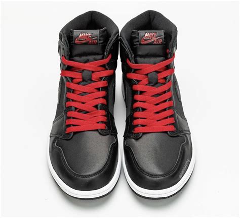 Air Jordan 1 Satin Black Gym Red 555088 060 Release Date SBD