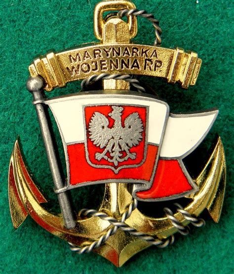 Odznaka Marynarka Wojenna Rp Grawer Olszewski Warszawa Kup Teraz Na