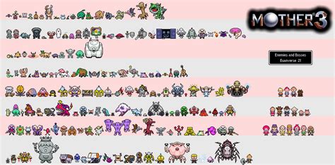 Mother 3 Enemies And Bosses By Euanverse On Deviantart