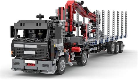 Playdiy Technic Camion Jeu De Construction Moc Remorque