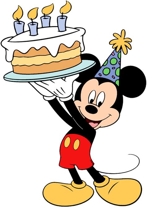 Free Mickey Mouse Happy Birthday Clip Art, Download Free Mickey Mouse