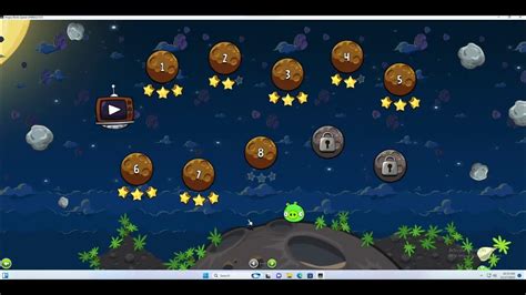 Angry Birds Space Pc Version 100 Pig Bang Levels 1 10 Youtube