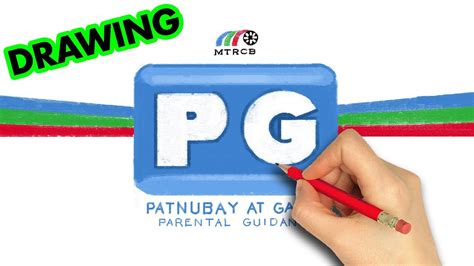 How To Draw Mtrcb Rating Pg Art Therapy Youtube