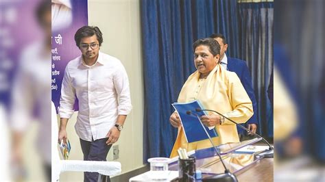 Bsp Supremo Mayawati Announces Nephew Anand Akash As Her Successor