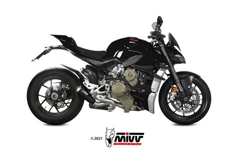 Pot D Chappement Ducati Streetfighter V Mivv X M Inox Noir D