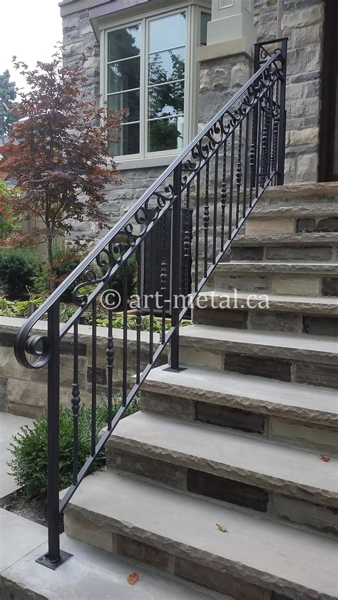 Exterior Metal Stair Railing for Safety and the Look of Your Home