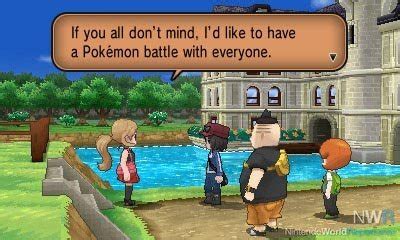 Pokemon X Gameplay Battle