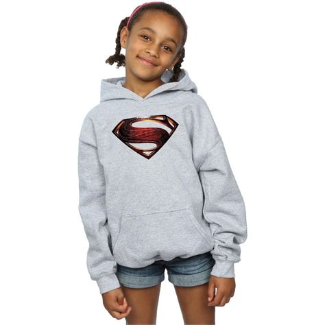 Dc Comics Justice League Movie Superman Emblem Grigio Abbigliamento