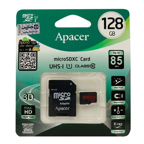 کارت حافظه microSDXC اپیسر کلاس 10 استاندارد R85 UHS I U1 سرعت 85