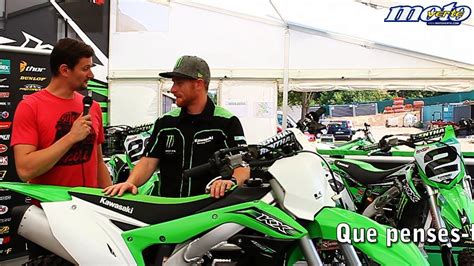 Essai Kawasaki 450 KXF 2016 Motoverte Vidéo Dailymotion