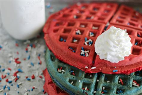 Red White and Blue Waffles - 4 Sons 'R' Us