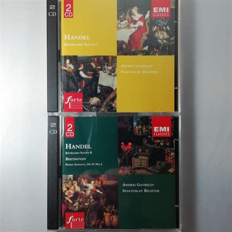 Handel Keyboard Suites Vols I Ii Richter Gavrilov Emi Cd