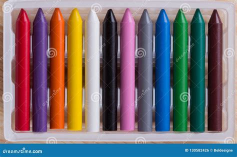 Oil Pastel Crayons Stock Photo Image Of Craft Pastel 130582426