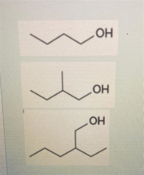 Solved Provide The Iupac Name For Each Of The Following A