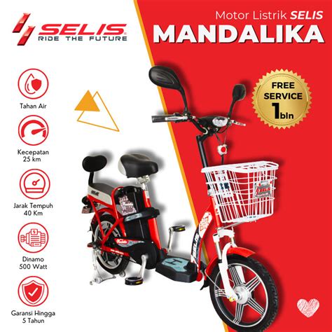 Jual Selis Emoped Sepeda Listrik Mandalika Shopee Indonesia