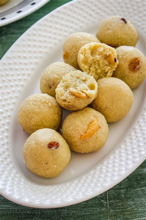 Rava Laddu Recipe With Condensed Milk Spice Up The Curry