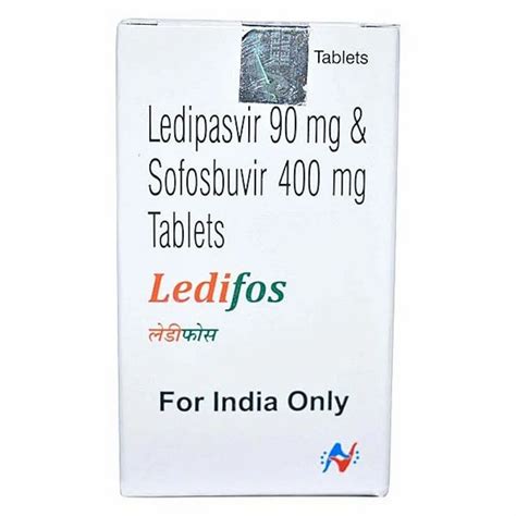 Ledifos Ledipasvir Sofosbuvir Tablets Mg Mg At Rs Bottle