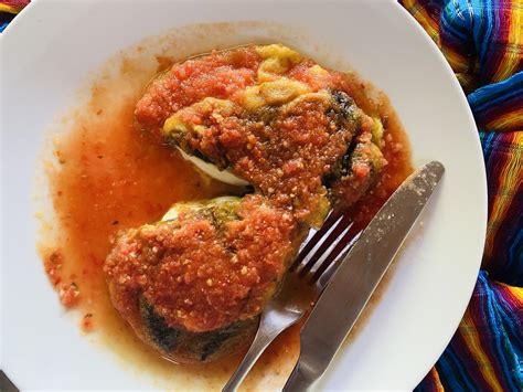 Chile Relleno with Cheese - CuernaKitchen | Traditional and Modern ...