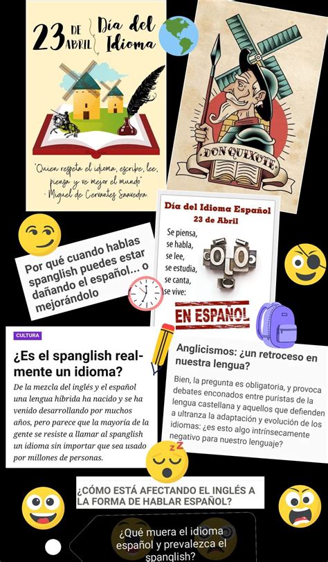 Día del idioma spanglish o español en 2024 Dia del idioma español