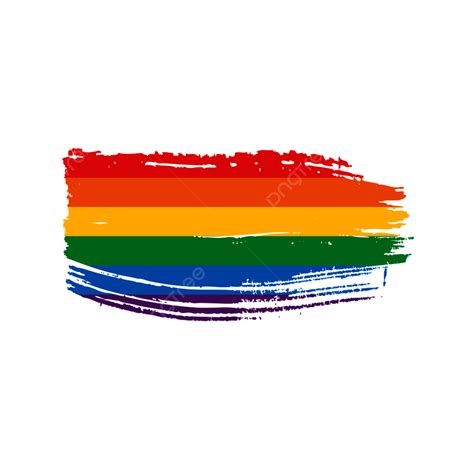 Vector A Rainbow Flag Waving On White Vector Sex Illustration Png