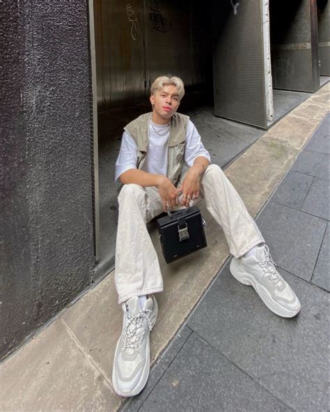 Jayze King On Instagram Beige Streetwear Outfit Men With Heliot Emil Bag