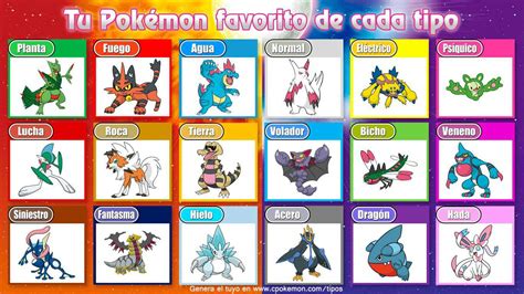 Mis pokemon favoritos de cada tipo Pokémon En Español Amino