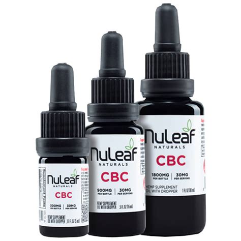 Cbc Oil Tincture Nuleaf Naturals