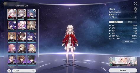 Lv 35 Seele And Light Cone Clara And Light Cone Bronya Welt Tingyun Female Album On Imgur