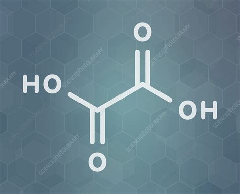 Oxalic Acid Molecule Stock Image C0457847 Science Photo Library