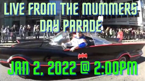 Live Streaming From The Mummers Day Parade 2 00pm YouTube