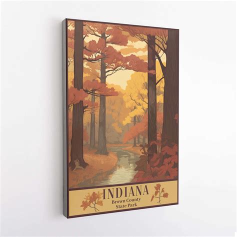 Indiana Brown County State Park Poster | United World Memories