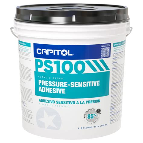 PS100 Pressure Sensitive Adhesive – 4 Gal. / 15.14 L Pail | Capitol ...