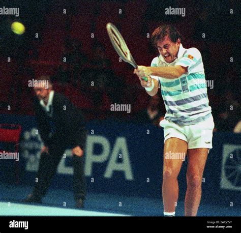 MIKAEL PERNFORS Tennis Sweden During Stockholm Open Tournament 1989