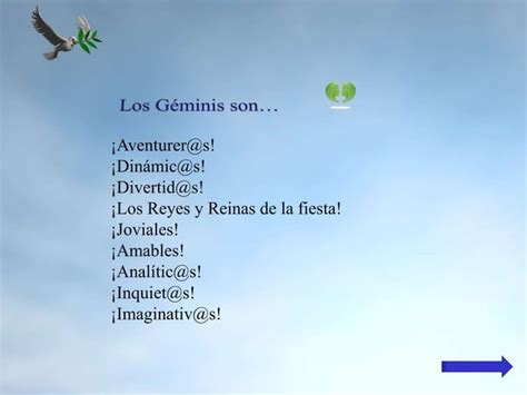 Características Positivas Y Negativas Del Signo De Géminis Ppt