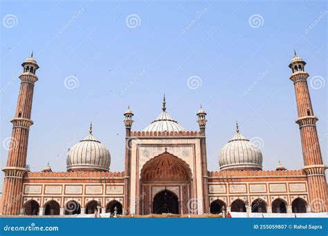 Architectural Detail of Jama Masjid Mosque, Old Delhi, India, the ...
