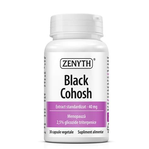 Black Cohosh 30 Capsule Zenyth Farmacia Tei Online