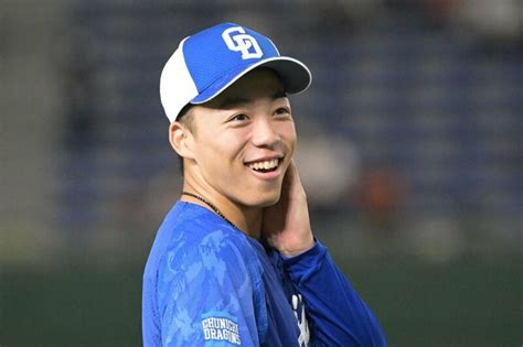 写真：【中日】岡林勇希 2年連続2度目のgg賞「うれしいが、チームとしてはとても悔しい結果」 東スポweb